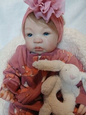 Authentic Reborn Baby Doll Shyann Aleina Peterson Collector Art Therapy